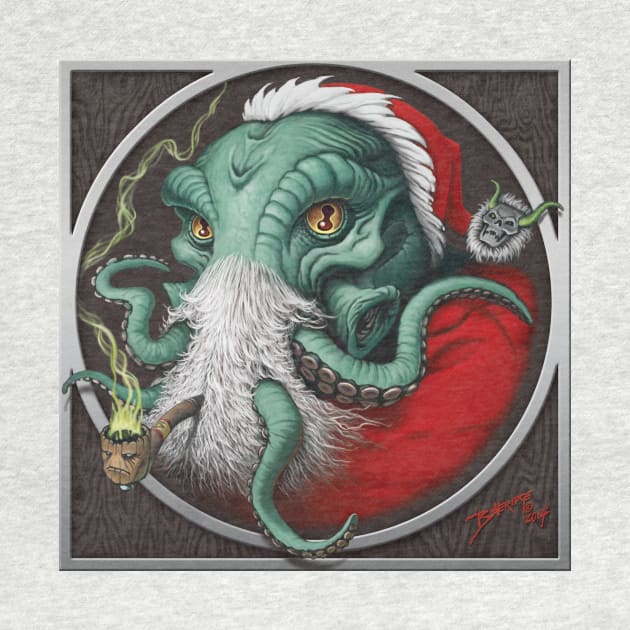 Cthulhu Claus - Ho, Ho, Ho, I want to eat your Soul! by BeveridgeArtworx